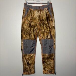 Nomad Syncrate Windproof‎ Scent Control Pants Mens Small Kryptek Banshee Camo
